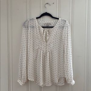 LOFT Polka Dot Blouse